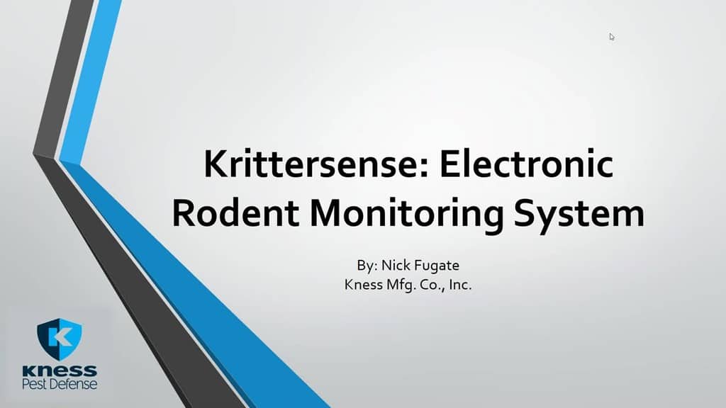 Webinar: Krittersense Electronic Monitoring System
